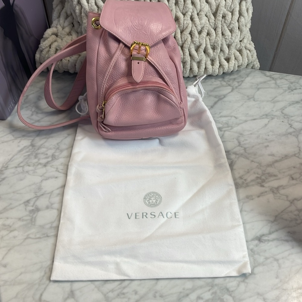 Versace Pink Mini Backpack - Picture 10 of 10